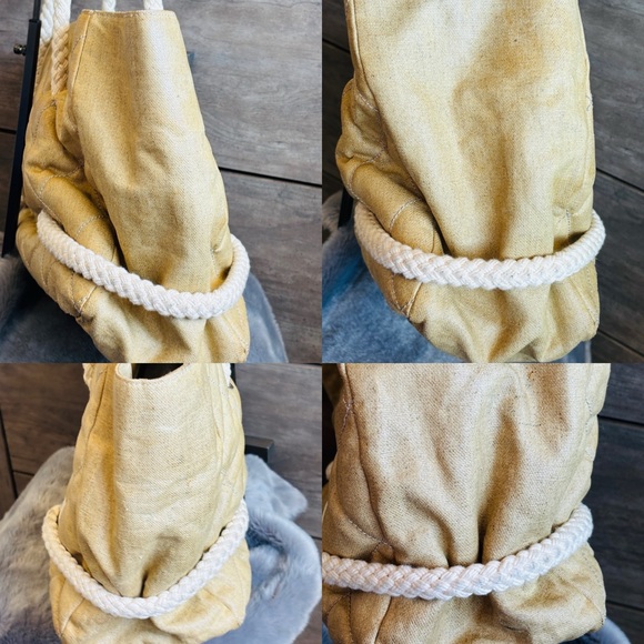 🌸 Rare!! Chanel Limited Edition 2008 Cruise Yacht Coated Canvas tote bag🌸 - Picture 6 of 15